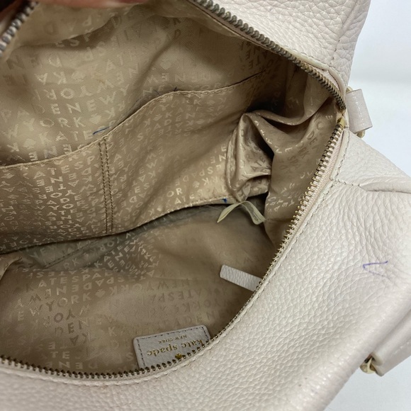 Kate Spade Grant Park Alida Shoulder Tote Wkru2640 In Moussfrost Taupe - Picture 7 of 16